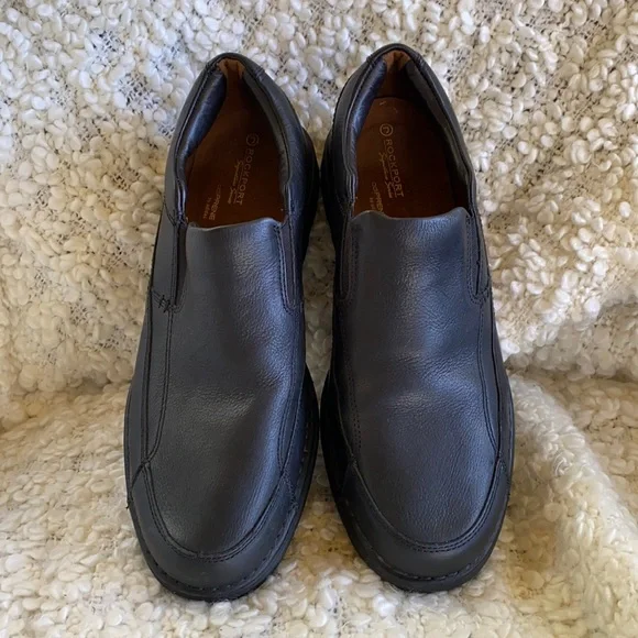 Rockport Vintage Black Leather Shoes. Size 11.5M Rockport Made in Italy Black Leather Oxford Dress Mens Lace  main image 3